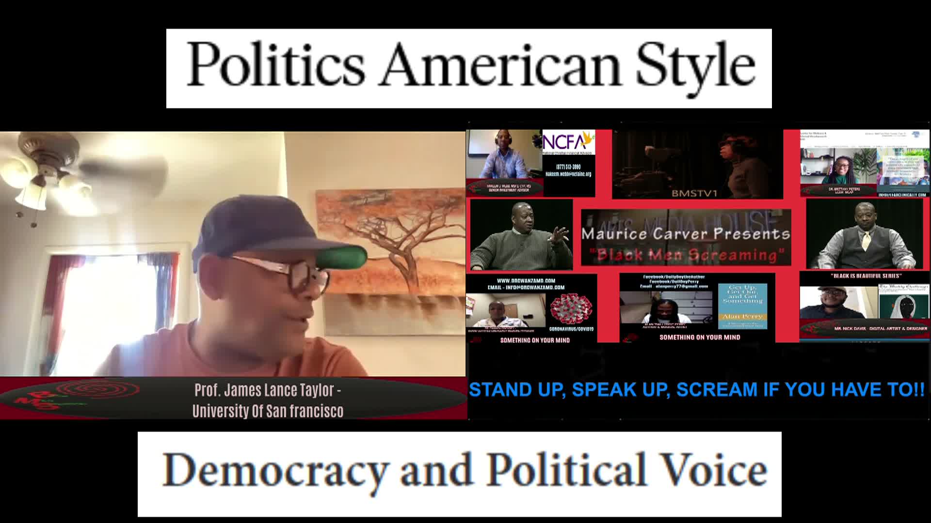 Black Men Screaming - Episode 150 - Presidential Politics to Achieving Racial and Economic Justice - Oct 28 2024