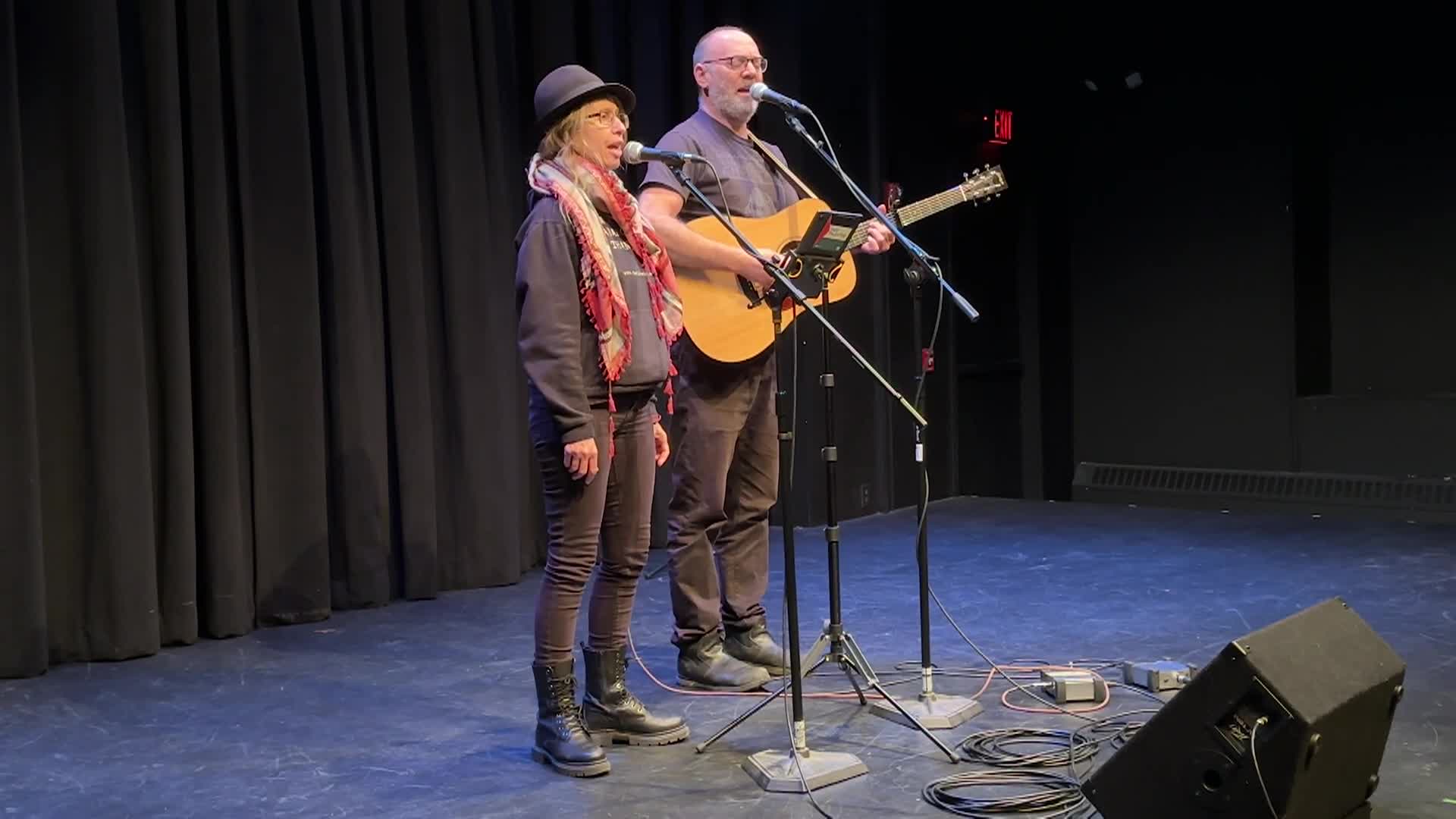 Peace Action Maine - Rovics and Emanuel - Bearing Witness Global Tour Set 1 - Feb 2 2025