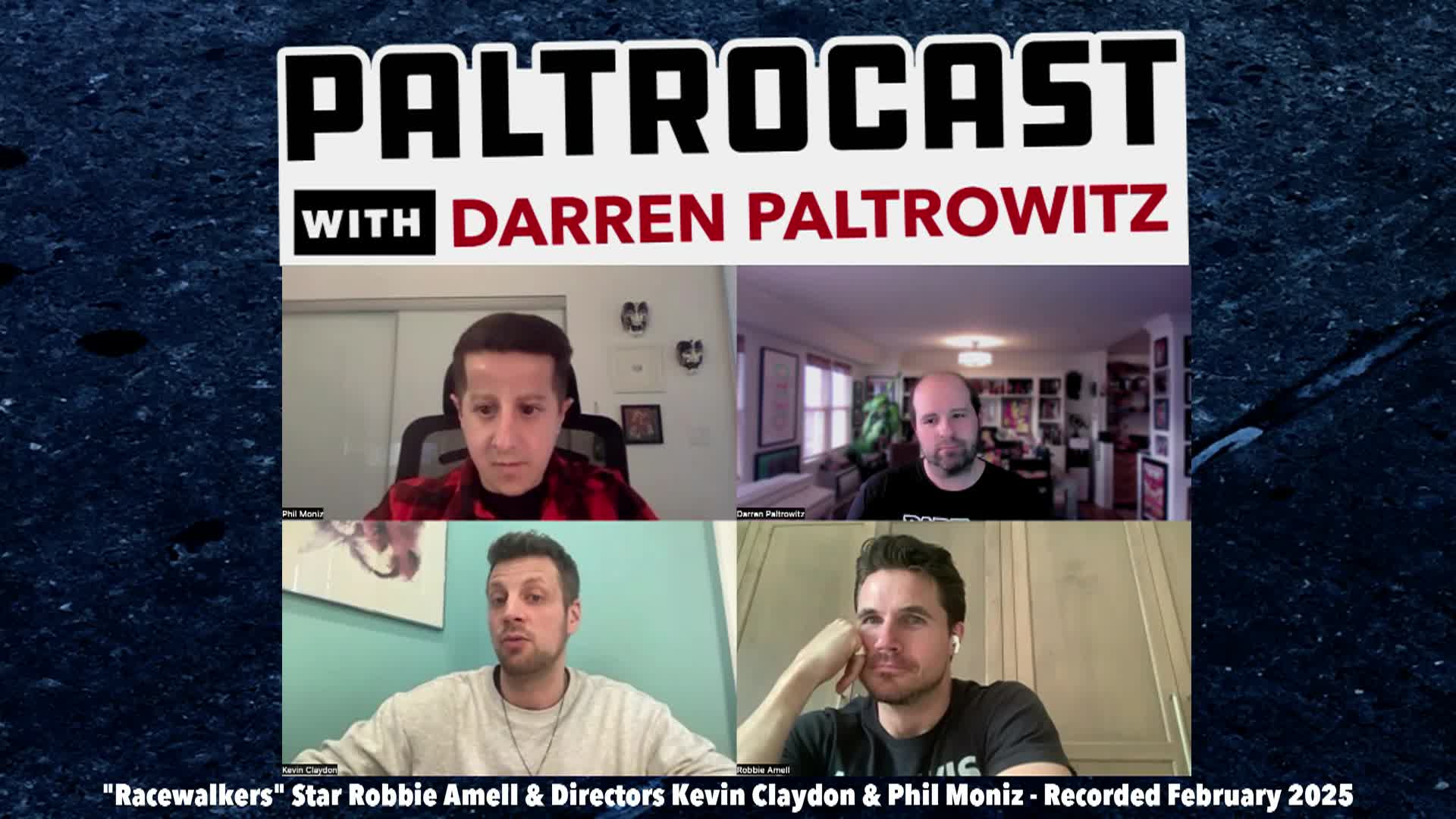 Paltrocast - Robbie Amell. Racewalkers Dir. Phil Moniz-Kevin Claydon.  Americas Gerry Beckley-Dewey Bunnell - Feb 19 2025
